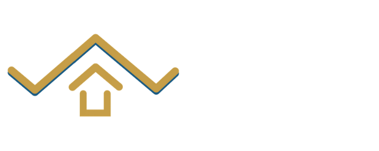 logo horizontal blue white